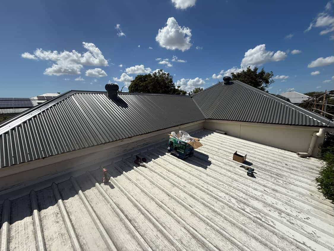 New Colorbond roofing installed Gold Coast